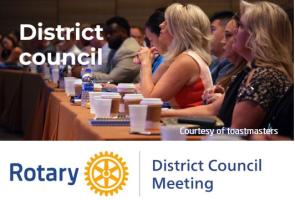 District Council Meeting via Zoom